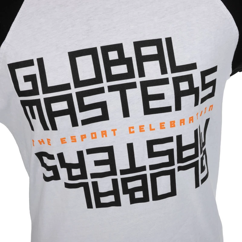 Global Masters T-shirt GM Text - wit (S)