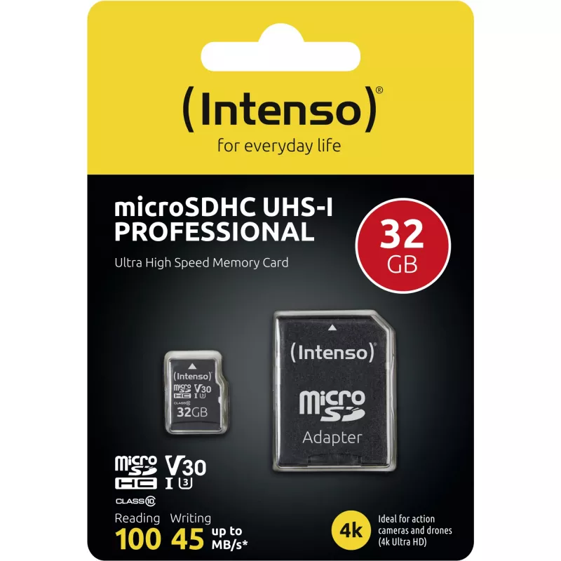 KAART Intenso geheugenkaart microHC Professional 32 GB