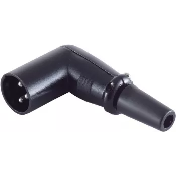 ShiverPeaks S/CONN maximum connectivity XLR-haakse stekker, zwart, 55006