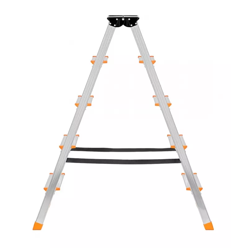 Krause Dopplo 120410 dubbelzijdige trap, aluminium, 2 x 5 treden
