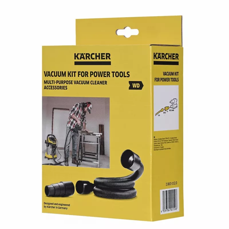Kärcher 2.863-112.0 zuigslangset met adapter voor elektrisch gereedschap