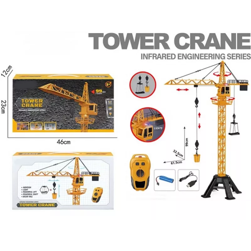 Torenkraan R/C-model Madej 013211 afstandsbediening bouwspeelgoed