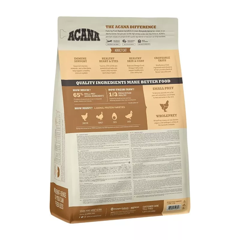 ACANA Homestead Harvest - Droogvoer voor katten - 1,8kg