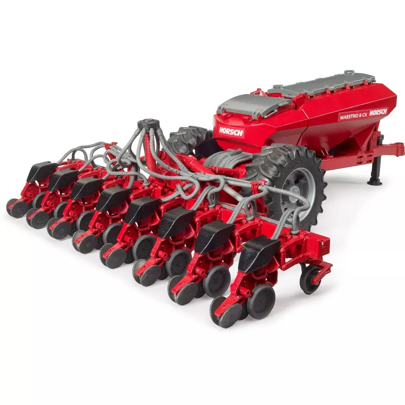 Speelgoedmodelvoertuig BRUDER Horsch precisiezaaimachine Maestro 8CX, schaalgetrouwe speelset