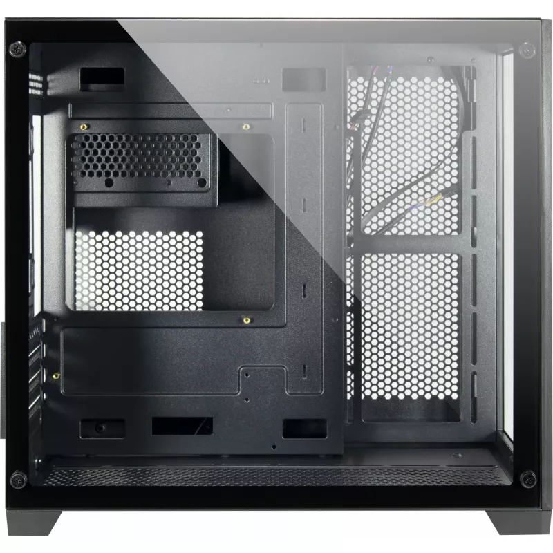 PC-behuizing Inter-Tech C-501 Aspect midi tower zwart