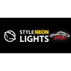 Decoratieve neonlamp MANTA SNL95WH wit-rood — tweekleurige verlichting in neonstijl