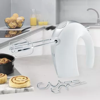 Handmixer Maestro MR-506 – 2 standen, wit, compacte keukenmixer