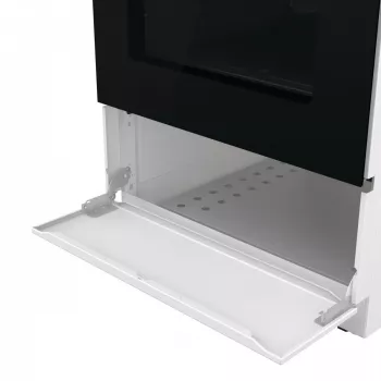 Vrijstaand gasfornuis met oven Gorenje GG5A10WFFM — 4-pits kookplaat, 70 l oven, geëmailleerd oppervlak, wit
