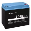 Oplaadbare LiFePO4-accu QOLTEC 12,8V 30Ah 384Wh met BMS