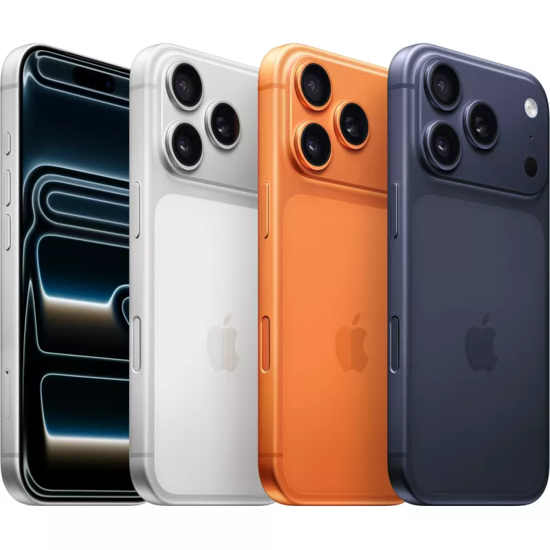 Apple iPhone 17 Pro (512 GB, Arancione Cosmico, 6,30 inch, Dual-SIM, 5G), smartphone, oranje