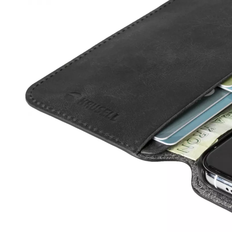 Krusell Sunne PhoneWallet Apple iPhone 11 Pro Max vintage zwart