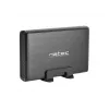 NATEC NKZ-0448 RHINO externe USB 3.0-behuizing voor 3.5 inch SATA-hdd's zwart aluminium