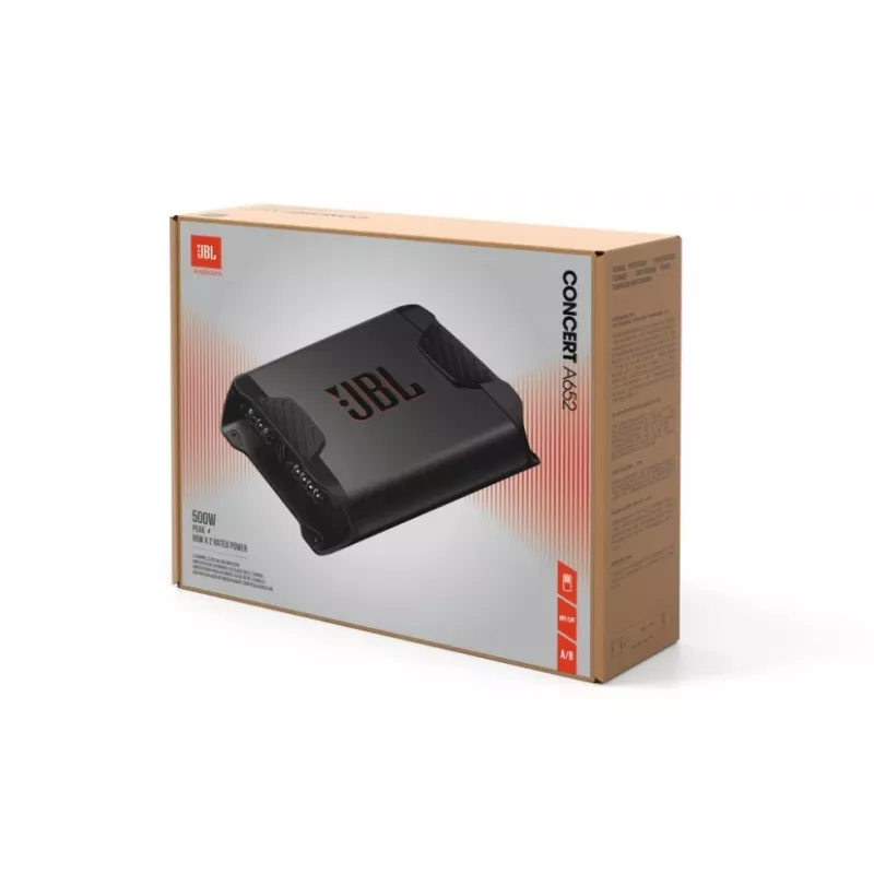 2-kanaals autoversterker JBL Concert A652, 500 W vermogen