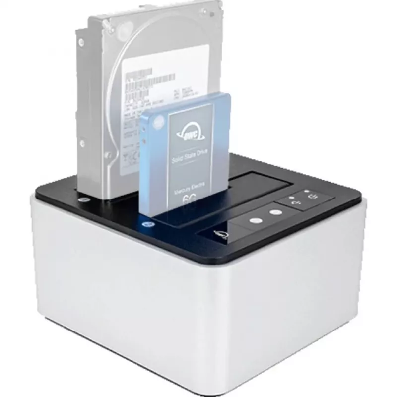 ∆OWC Drive Dock with USB-C (USB 3.1 Gen 2) dual drive bay oplossing