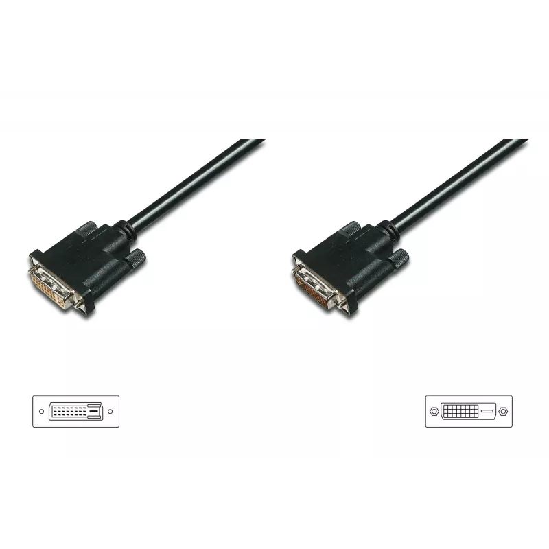 DIGITUS ASSMANN - DVI-verlengkabel - Dual Link - DVI-D (W)
