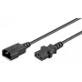 Microconnect PE040605 stroomkabel zwart 0,5 m C14-koppeling C13-koppeling