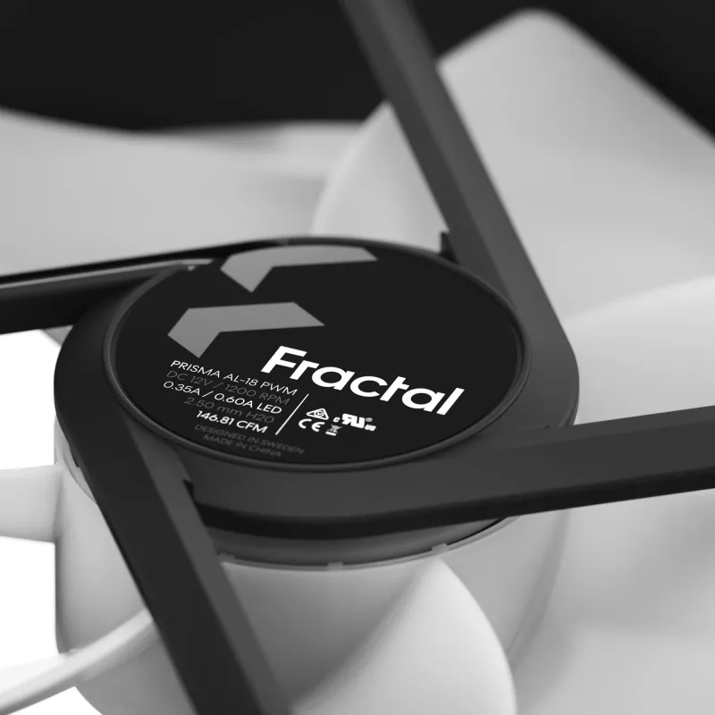 Fractal Design Prisma AL-18 ARGB PWM 180mm behuizingsventilator