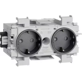 Hager GS20019011 stopcontact grafiet (GS20019011)