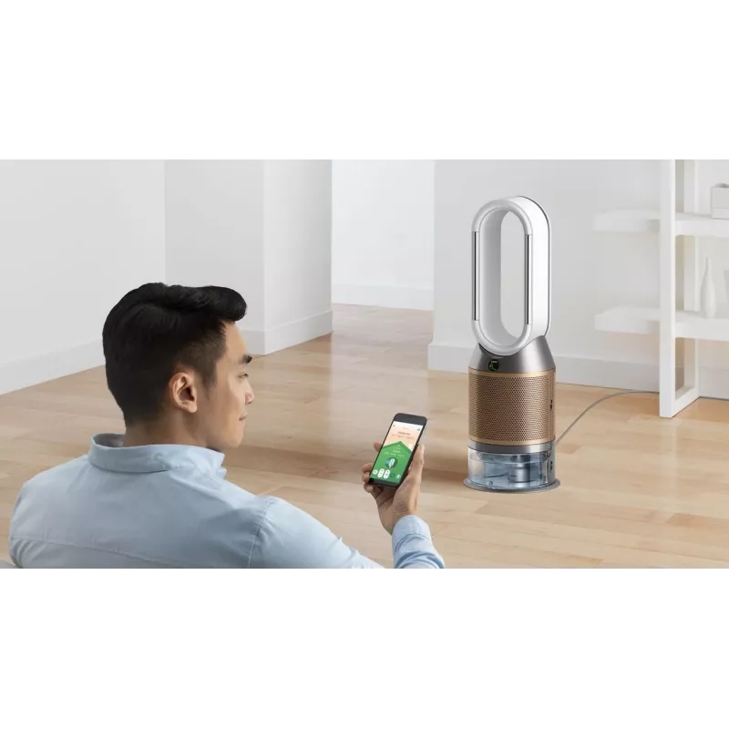 Luchtreiniger Dyson Purifier Humidify + Cool De-Nox 62.4 dB 45 W goud wit