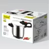 Stoompan Maestro MR-2902, 6 L, zilver