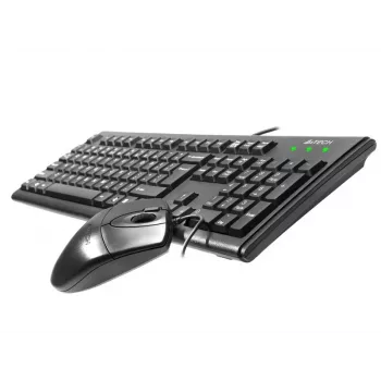 A4Tech KM-72620D - toetsenbord-muisset - USB - US - zwart