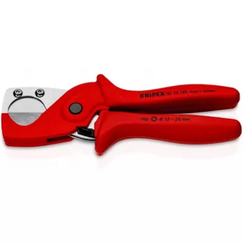 Knipex 90 25 185 - buizensnijder - roestvrij staal - kunststof - rood - 1,2 cm - 18,5 cm (90 25 185)
