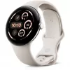 Google Pixel Watch 3 45 mm wifi smartwatch, gepolijst zilver (Porcelain)