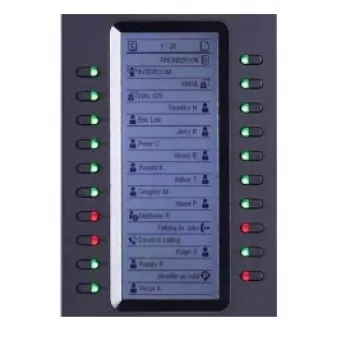 Grandstream Networks GXP2200EXT IP-uitbreidingsmodule zwart 20 toetsen