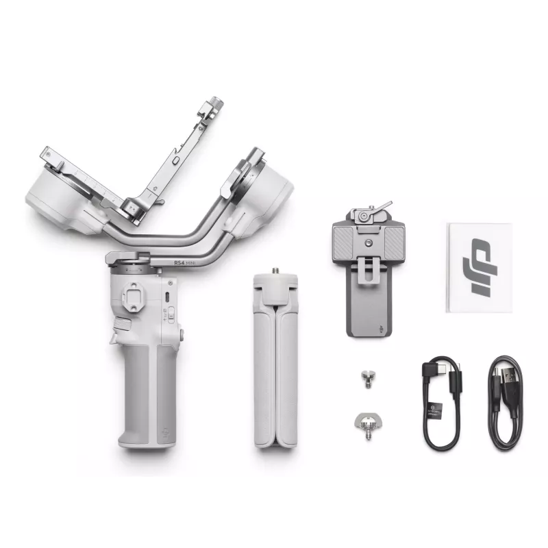Gimbal-stabilisator DJI RS 4 MINI — 3-assig compact licht voor spiegelloze en kleine DSLR (model CP.RN.00000442.01)
