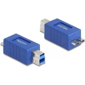 DeLOCK 67215 kabeladapter USB Type-B USB Micro-B blauw