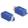 DeLOCK 67215 kabeladapter USB Type-B USB Micro-B blauw