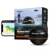 Deeper Smart Sonar PRO+ 2 uitwerpbare fishfinder, 100/240/675 kHz, 100 m diepte, wifi, GPS, tot 9 uur, zwart