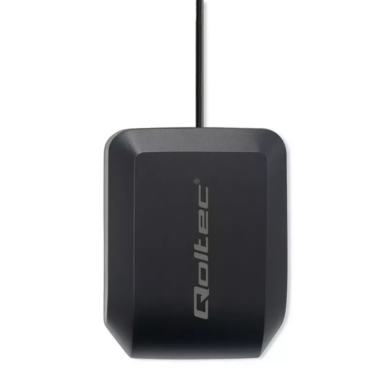 GPS GLONASS-antenne QOLTEC 57054 met magneetvoet, 28 dB versterking
