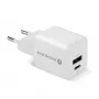 Wandlader everActive SC-330Q met 1x USB-A en 1x USB-C aansluitingen, 20W, wit