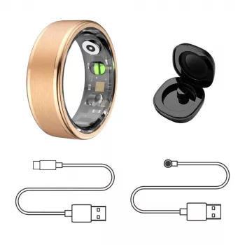 Smart Ring MANTA SR01GD 62mm OneRing Gold — maat 62, metallic goudafwerking