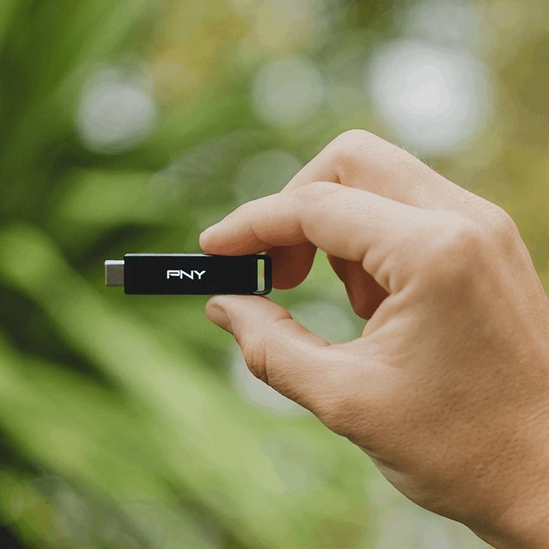 PNY Elite-X USB-stick 64 GB USB Type-C 3.2 Gen 1 (3.1 Gen 1) zwart (P-FDI64GELTXC-GE)