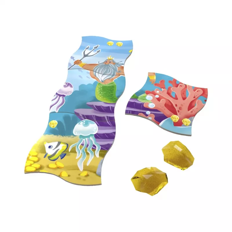 Spel ontmoet puzzel - Schattenjacht in de oceaan, bordspel