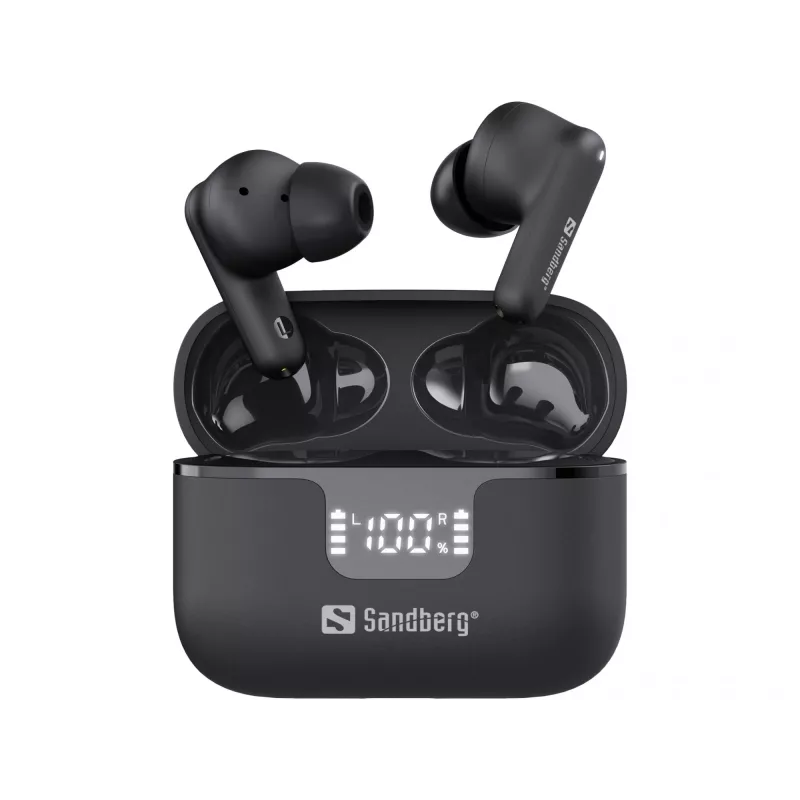 Headset Sandberg draadloze oordopjes ANC+ENC