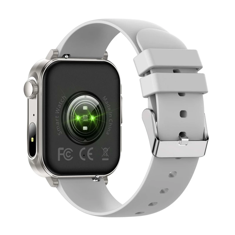 Smartwatch Colmi P80 zilver – Colmi P80 compacte smartwatch, zilveren behuizing