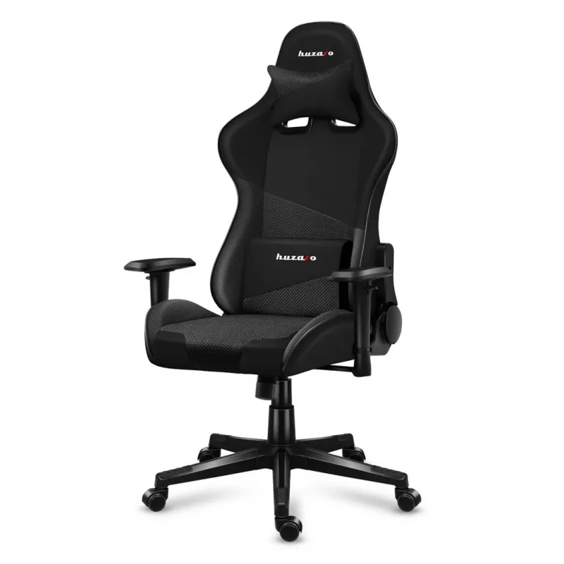 Gaming-stoel huzaro Force 6.2 Carbon — ergonomische gaming-stoel, in hoogte verstelbaar 44–53,5 cm, maximale belasting 130 kg, netzitting, gevoerde rugleuning