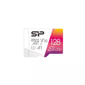 Silicon Power | microSDHC UHS-I geheugenkaart | Elite | 128 GB | microSDHC/SDXC | flashgeheugen klasse 10