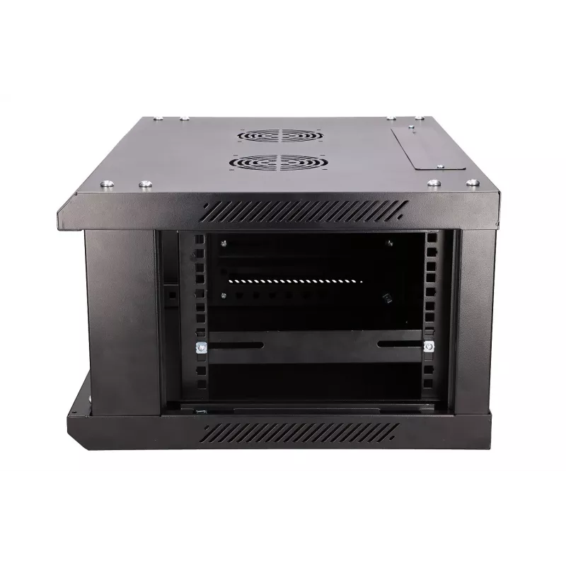 Wandmontagerack Extralink 4U 600x450 zwart