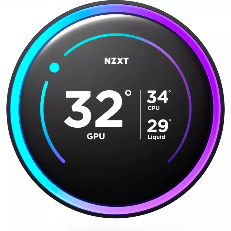 NZXT Kraken Elite 360 RGB processor all-in-one-vloeistofkoeler 12 cm zwart 1 stuk
