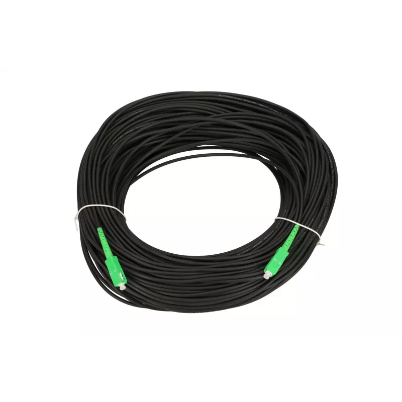 Extralink patchcord SC/APC-SC/APC ronde drop singlemode simplex G.657A2 120m