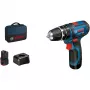 Bosch GSB 12V-15 Professional 1300 RPM Zwart, Blauw