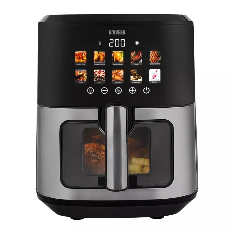N'oveen AF770 X-LINE vetvrije friteuse zwart, zilver