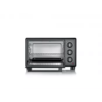 Elektrische minibakoven SEVERIN TO 2078 — 20 L inhoud, 1600 W, zwart, vrijstaand