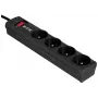Overspanningsbeveiliging stekkerdoos EATON Power Strip 4 FR — 4 Type-E stopcontacten, 1 m kabel, 10 A, 2500 W, LED-indicatoren