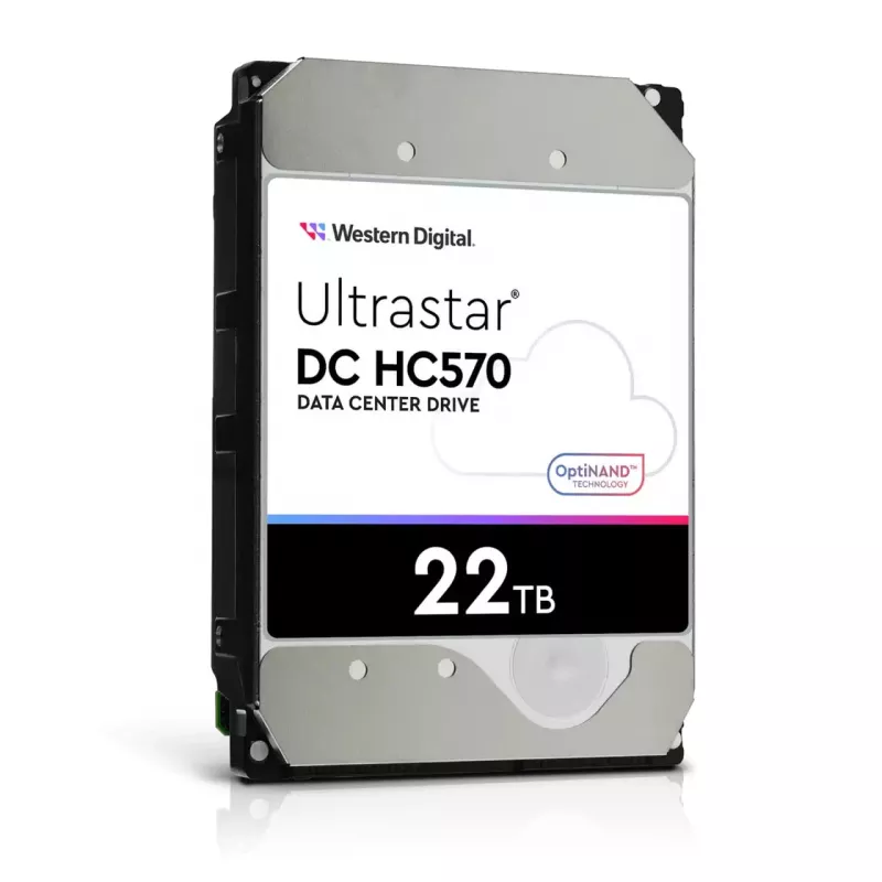 WD Ultrastar DC HC570 - harde schijf - 22TB - intern - 3.5 (8,9 cm) - SATA 6Gb/s - 7200 tpm - buffer: 512MB - voor Intel Next Unit of Computing 13 Extr