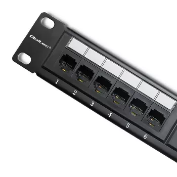 Patchpanel RACK 24 poorten, Cat.6 UTP